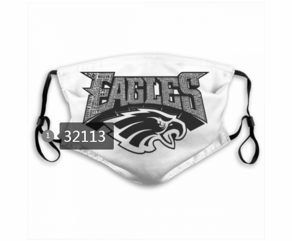 NFL 2020 Philadelphia Eagles #57 Dust mask with filter->nfl dust mask->Sports Accessory